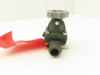 Rockwell Hanna 1/2" Diaphragm Pinch Valve Buttweld Fig CWP 5