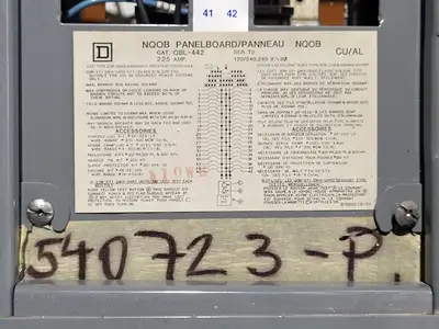 Used SQUARE D QBL-442 Switchgears British Columbia CA | Lenmark #1431136