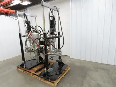 Graco Viscount II Metering Dispensing Drum Unloader Bulldog Pneumatic Hydraulic