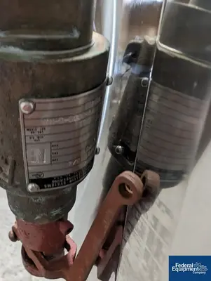 USED Bulling Metal Works 400 Liter Bulling Metal Works Reactor, 316L S/S, 45/120#
