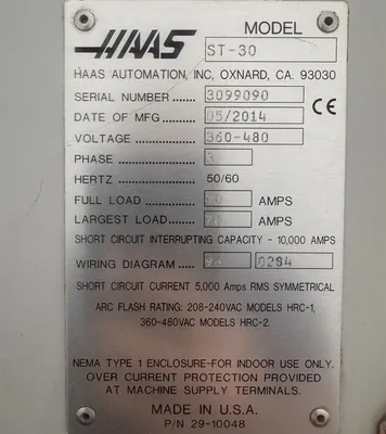 2014 HAAS ST-30 CNC Lathes (Turning Centers) | Machinery Resources International (18)