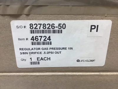 Sensus 46724 – 827826-50 Regulator Gas Pressure 1″in 3/8″in Orifice .5-2PSI Out