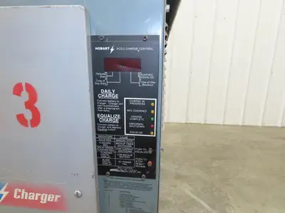 Hobart 3R18-1050 Forklift Battery Charger 45V 831-1050Ah 220A 208/230/460V 3Ph