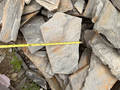 USED GET REAL NATURAL SLATE STONE ARCHITECTURAL SERIES APPROXIMATELY 250SQ FT