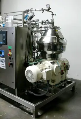 Westfalia CSC 20-01-476 hydro-hermetic separator skid.