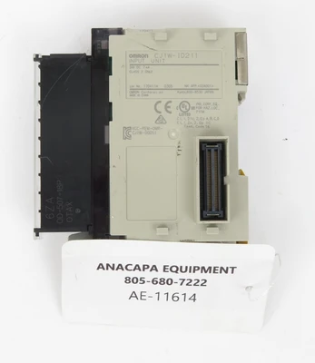 Used Omron Omron CJ1W-ID211 Misc Electrical & Power Parts California US | ANACAPA EQUIPMENT BROKERS, INC #1540719