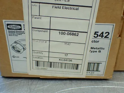 New | in-Stock HUBBELL 3542 Electrical Fittings Ohio US | HGR 24 #1095012