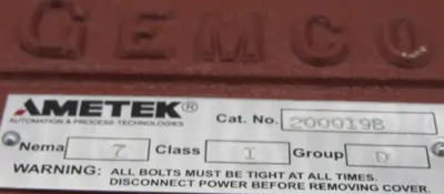 NEW GEMCO AMETEK 2000-19B ROTARY LIMIT SWITCH 200019B