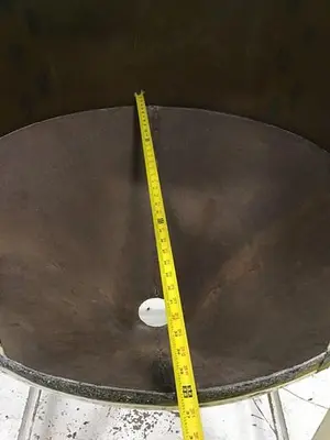 USED METAL FABRICATOR HOPPER