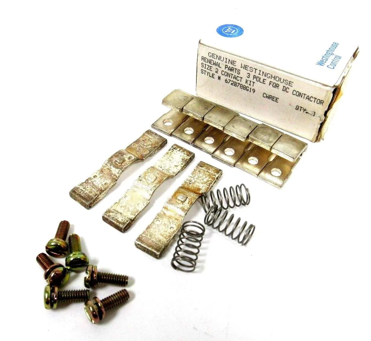 NEW WESTINGHOUSE 672B788G19 CONTACT KIT 3 POLE SIZE 2