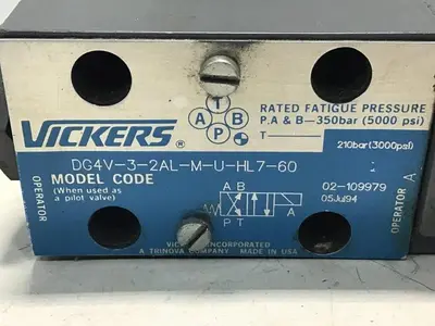 USED VICKERS DG4V-3-2AL-M-U-HL7-60