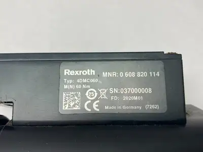 USED BOSCH REXROTH TIGHTENING SPINDLE TORQUE TRANSDUCER 4DMC060 SZ4