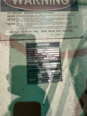 1992 PACIFIC #200-D8-48-96 Hydraulic Press | Universal Press & Machinery (UPM) (7)