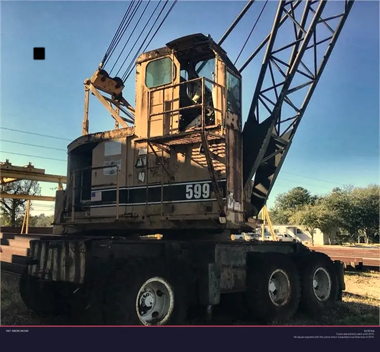 Used 1967 AMERICAN 599 Truck-Mounted Cranes Florida US | Proxy Equipment #1377772