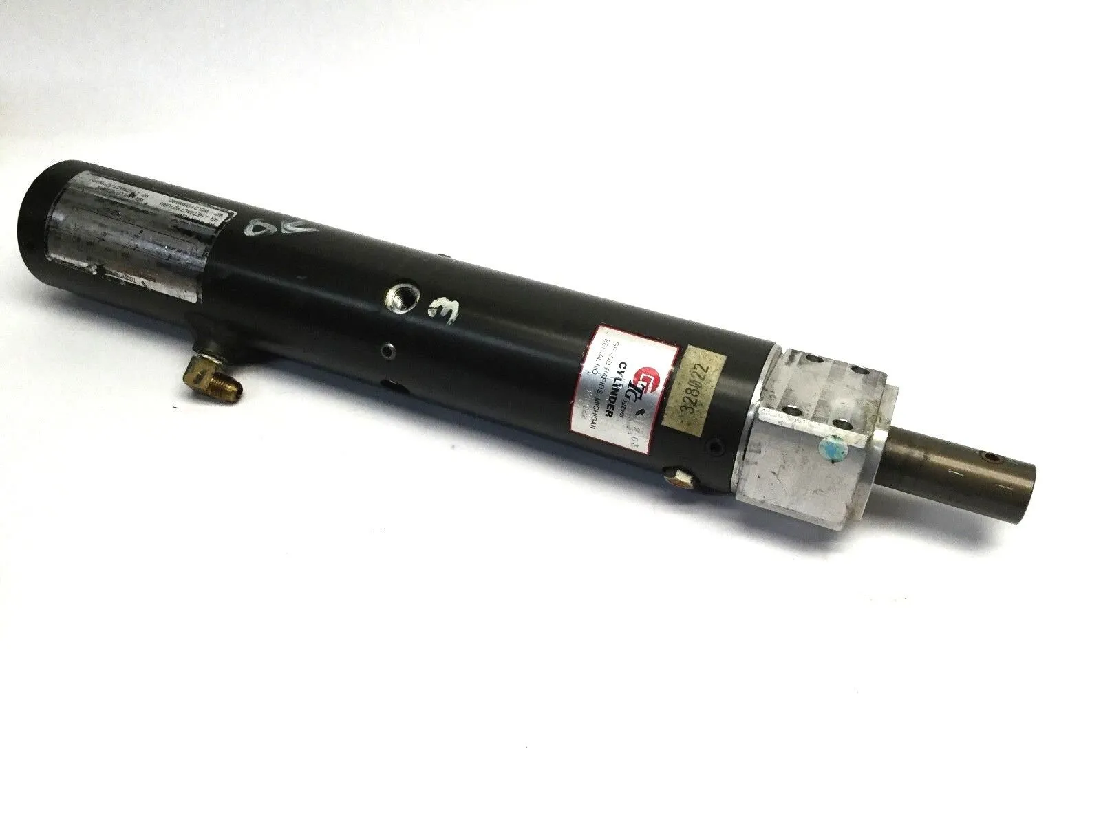 328022 | TG Systems  Welding Robot Pneumatic Cylinder, 21-3/4" Shaft Tip to Base - Used