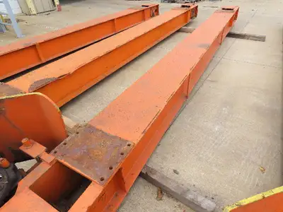 Cleveland Tramrail Motorized Gantry Crane End Truck Drive Floor Track 1.5Hp 460V