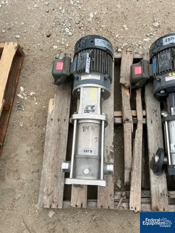 Used Grundfos Grundfos Pump, 316 S/S, 3 HP, Type CRT8 Pumps Texas US | Federal Equipment Company #1337771