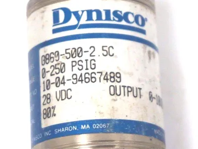 NEW DYNISCO G860-500-2.5C PRESSURE TRANSDUCER G86050025C