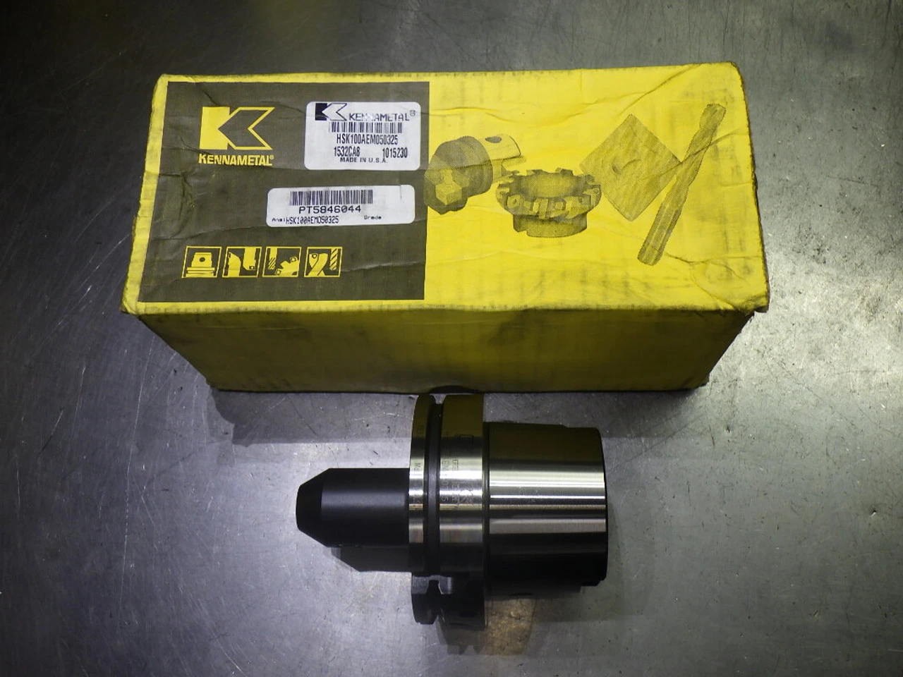 Kennametal HSK100A 1/2" Endmill Tool Holder 3.25" Pro HSK100AEM050325 (LOC2909A)