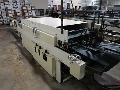 USED 2007 BRAUSSE MODEL TA-1100 4&6 CORNER FOLDER GLUER 2007 BRAUSSE MODEL TA-1100 4&6 CORNER FOLDER GLUER