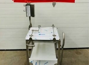 167-0136 Face To Face Slicer Deli Buddy Mobile Stainless Steel Cart