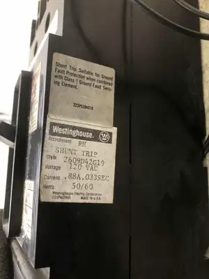 Westinghouse KB3250F 3 Pole 250A Molded Case Circuit Breaker 600VAC