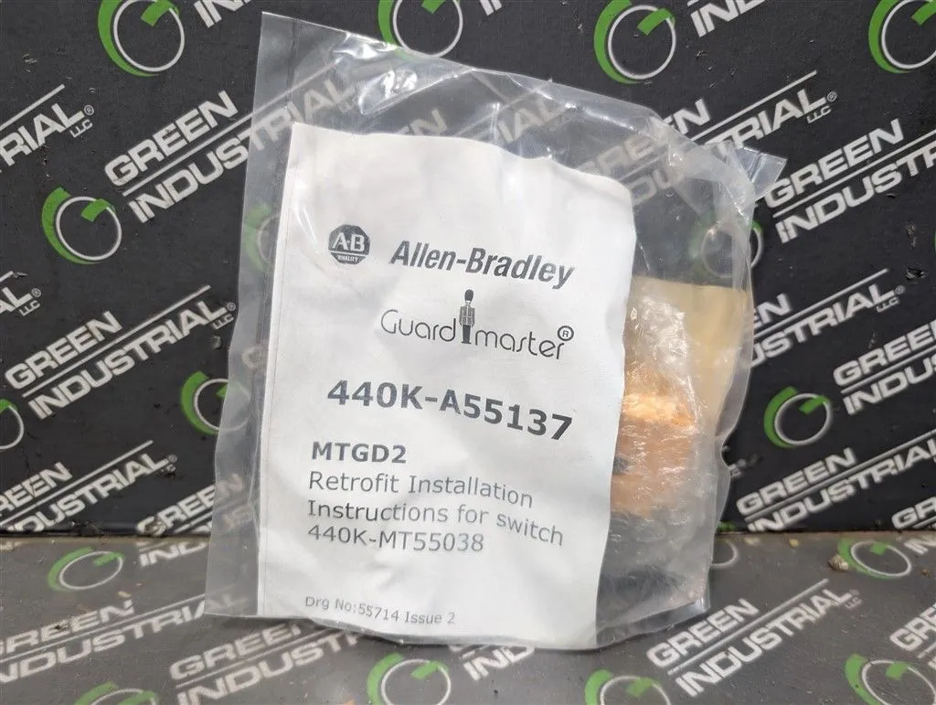 Allen Bradley 440K-A55137 MTGD2 Guardmaster Safety Interlock Retrofit Head New