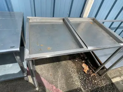Used Falcon Restaurant Supply Used 84" Stainless Steal Shelf - SS89 Racks/Shelving Illinois US | Falcon Restaurant Supply #1376098