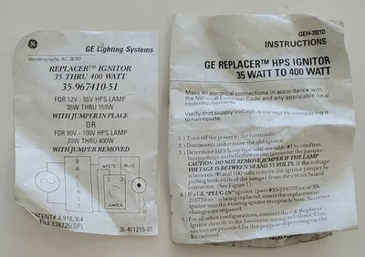 NEW GE Lighting 35-967410-51