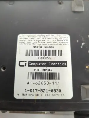 Used COMPUTER IDENTICS A1-62630-111 Barcode Scanners Ohio US | Surplus Asset Holdings #1475123