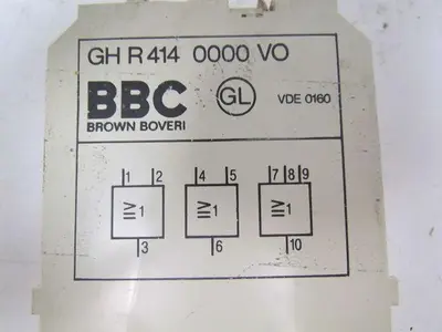 BBC Brown Boveri GH R 414 0000 VO Sigma-tronic B logic unit or gate