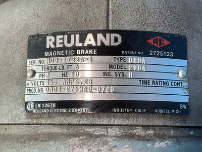 Used REULAND 8321 Motors (misc) Ohio US | HGR 24 #1453668