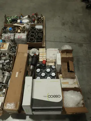 3 PALLETS OF ASSORTED VALVE PARTS