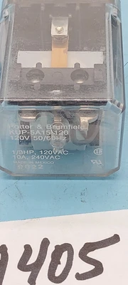 USED POTTER & BRUMFIELD POTTER & BRUMFIELD RELAY KUP-5A15-120V