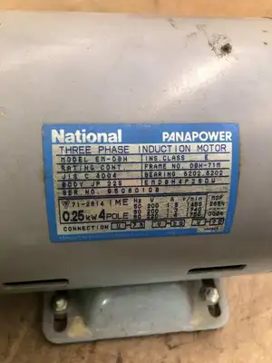 Mitsumi MSV-100-3 CI Air Pump 730mmHg 2Kg/cm2 90/107LPM 0.25kw 3PH