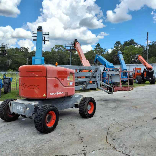 Used 2015 Skyjack SJ46AJ Articulating Boom Lifts | Stack Equipment #926324