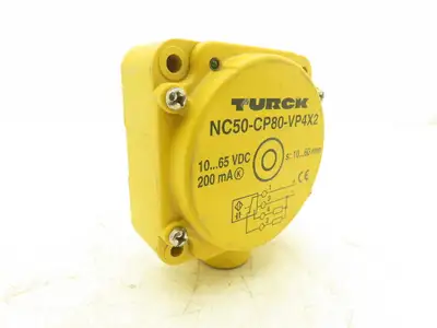 Turck NC50-CP80-VP4X2 Capacitive Sensor 10-65VDC 4-Wire PNP Fine Adjustment