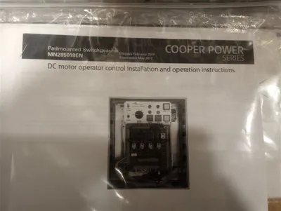 Eaton Cooper Power MN285018EN DC Motor Operator Control Assembly Surplus