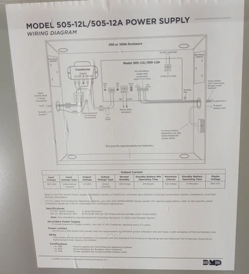 USED Digital monitoring products DMP 505-12