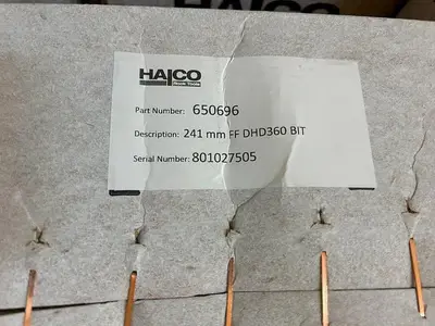 Used HALCO 9-1/2” HALCO DHD 360 HAMER BIT Other Cutting Tools Pennsylvania US | East West Machinery & Drilling #1417507