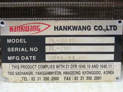 Hankwang FL-3015 Laser Cutter Radiator Coolant Unit 38x6"
