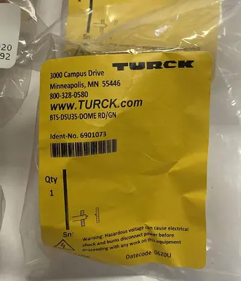 New | in-Stock TURCK BTS-DSU35-DOME RD/GN Misc Electrical & Power Parts Ohio US | Surplus Asset Holdings #1242268