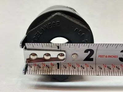 USED CELANESE 1-1/4" X 1/2" REDUCER BUSHING FLUSH STYLE PVC-I NSF 3-3/16" OAL