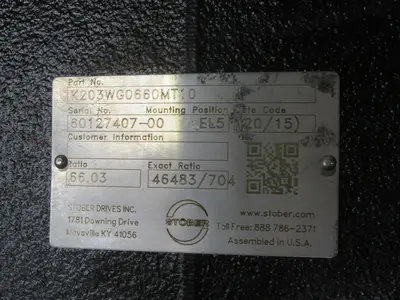 New | in-Stock STOBER K203WG0660MT10 Parts Texas US | Aucto #1306979