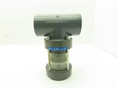 Plast-o-matic ELT150B-LS-PV 1 1/2" Shutoff Valve Double Action Pneumatic Powered