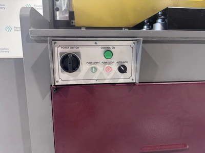 Used 2025 GMC MACHINERY 10X0 GAUGE HEAVY DUTY HYDRAULIC SHEAR (HS-1010E) Power Squaring Shears (Gauge) Illinois US | Revelation Machinery #1413980