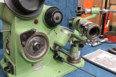 OPTIMA (MADE IN SWITZERLAND) HIGH PRECISION UNIVERSAL DRILL GRINDER