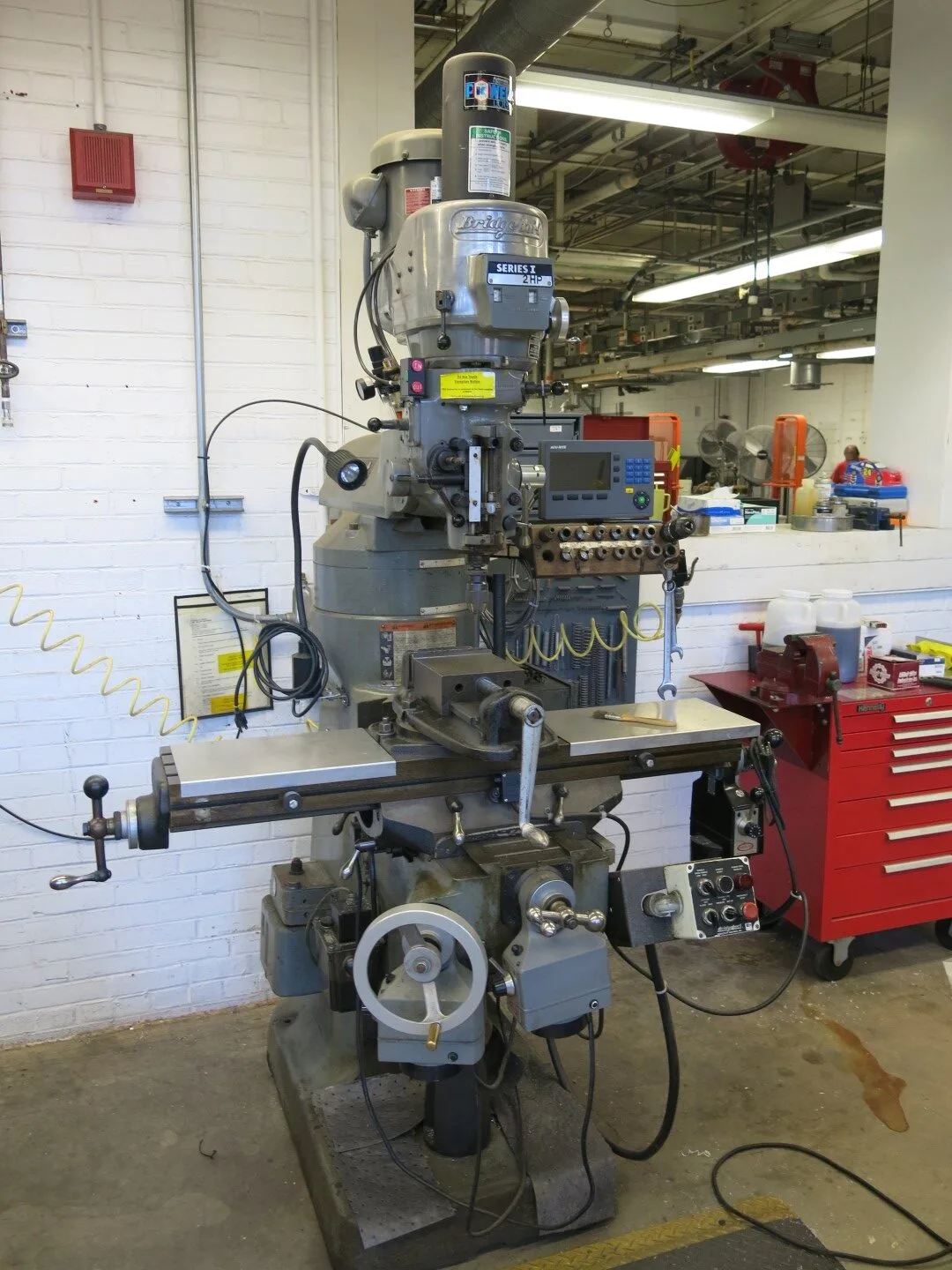 Bridgeport Series 1 2hp 9×48″ Milling Machine w/ DRO, X,Y, & Knee Feeds
