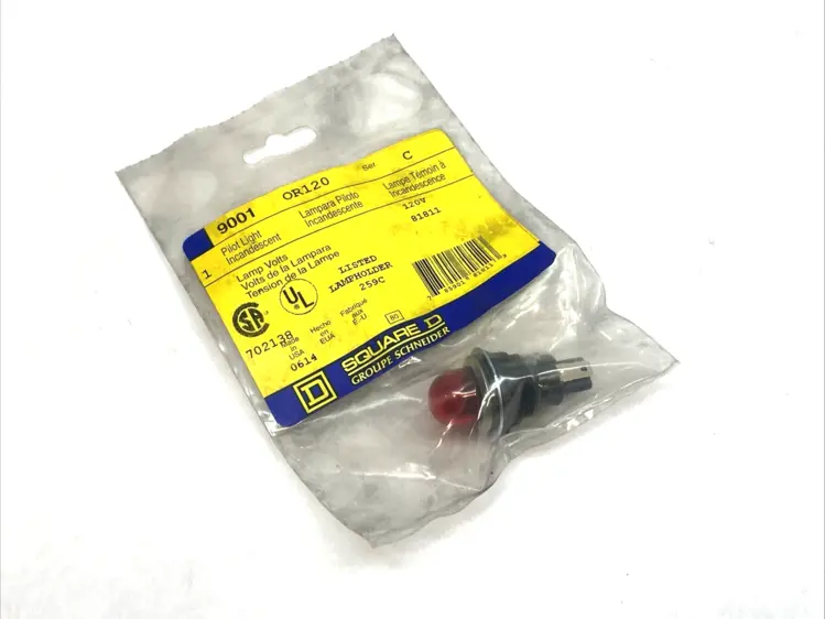 New | in-Stock Square D Incand. Red Pilot Light 120V Lighting Michigan US | Maverick Industrial Sales #1392220