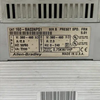USED ALLEN-BRADLEY 160-BA03NPS1